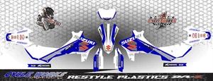 Restyle Polisport Suzuki DRZ400 DRZ 400 Supermoto SEMI CUSTOM GRAPHICS KIT RST4 - Picture 1 of 2