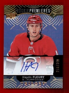 2017-18 Upper Deck Trilogy #87 Haydn Fleury Auto RC Rookie 258/349 - Picture 1 of 2