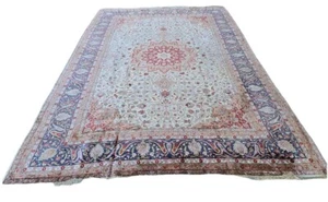 Amazing silk and silk Turkish Hereke/kayseri Rug 12‘8“ By 8‘6“ - Picture 1 of 21