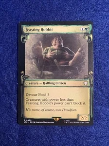 MTG Lord of the Rings Feasting Hobbit (Showcase Scrolls) - Picture 1 of 2
