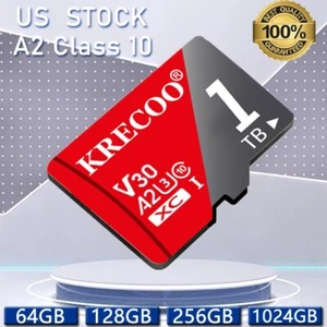 Micro SD Card Memory Card 128GB 256GB 1TB TF Card High Speed with Free Adapter - Picture 1 of 17