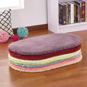 Non Slip Bath Mat 40*60cm Bathroom Rugs Super Soft Water Absorbent Door Mats - Picture 1 of 20