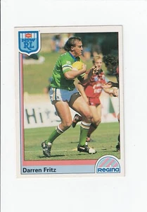 1992 Regina Rugby League Darren Fritz #148 (Canberra Raiders) - Picture 1 of 1