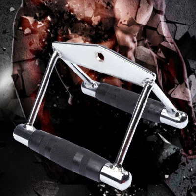 Rudergriff Parallelgriff Latzug Griff Seilzuggriff Trainingsgriff Stahl+TPE DHL - Bild 1 von 4