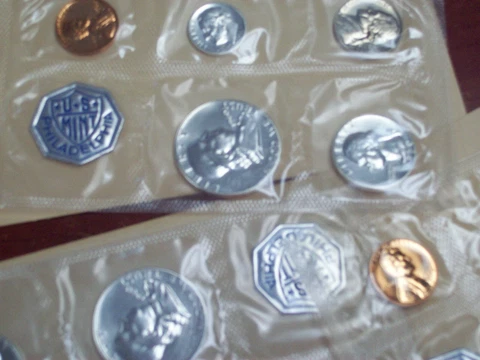 1960 US Mint Proof Coin Set Cover