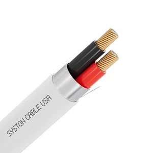 Syston 18/2 Shield Alarm Wire Security Burglar Station Control Cable CL3R Strand - Picture 1 of 15