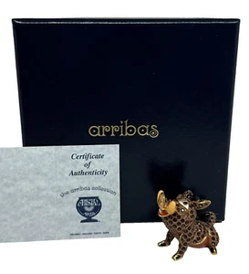 Neu Disney Arribas Brothers Swarovski® Kristall Pumba Löwe König Juwelenfigur - Bild 1 von 6