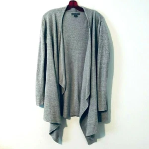 Barefoot Dreams Cozy Chic Lite Calypso Wrap Cardigan L/XL Style 436 Light Gray - Picture 1 of 5