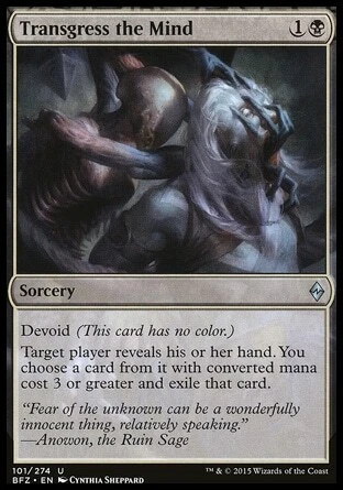 Magic the Gathering MTG Transgress the Mind (101) Battle for Zendikar   LP - Image 1 of 1