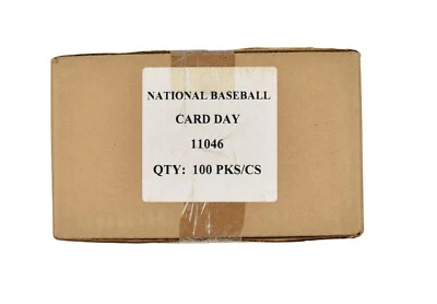 2006 Topps Upper Deck National Baseball Card Day NBCD Sealed Case 100 Packs - Image 1 of 2