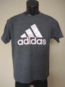 New Minor Flaw Youth Size M Medium Gray Adidas Shirt - Picture 1 of 4