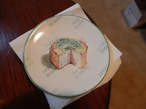 Williams Sonoma 7" Cheese Appetizer Plates Fromage Set of 4 Made in Portugal - Picture 1 of 8