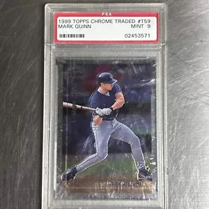 1999 Topps Chrome Traded #T59 Mark Quinn Rookie Royals 🔥PSA 9 MINT - Picture 1 of 3