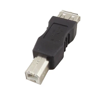 1pc USB 2.0 Type A Female Jack To USB B Male Plug Extension Connector Adapter - Image 1 of 4