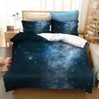 3d Nebula Galaxy Sky Night Bedding Quilt Cover Quilt Core Protector Pillowcase