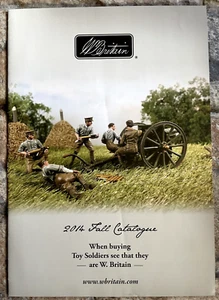 NEW 2014 W. Britains Fall Catalog Great Toy Soldier Reference 16 Pages - Picture 1 of 1