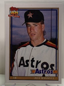 1991  Topps Traded Jeff Bagwell  Baseball Card #4T - HOF