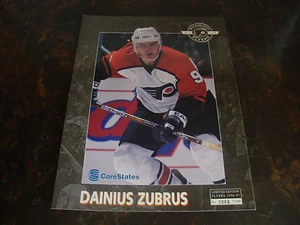 Phila. Flyers--Danius Zubrus---Souvenir Game Day Photo--Limited #0868/5000--1996 - Picture 1 of 2