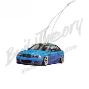 NUEVO AMBIENTADOR JDM - Ambientador colgante coche BMW E46 azul bajo - Imagen 1 de 3