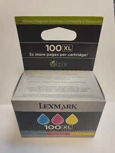 Genuine Lexmark 100XL 14N0684 Color Multi Pack Ink Cartridges New Sealed - Picture 1 of 5
