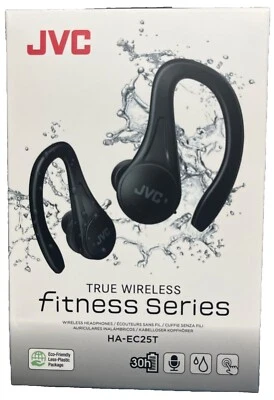 FLASH SALE JVC True Wireless Fitness Series HA-EC25T Bluetooth Headphones USB