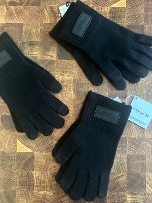 BN тренер вязаные перчатки с резиновая нашивка, черный размер S/M - Изображение 1 из 4