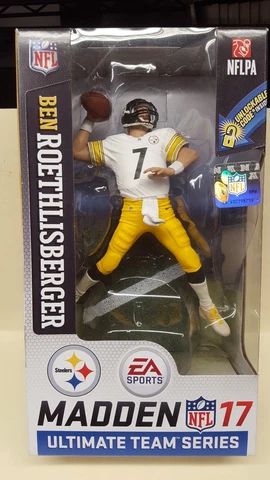 McFarlane EA SPORTS MADDEN NFL 17 * PITTSBURGH STEELERS BEN ROETHLISBERGER NEW Cover