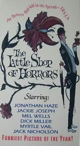 The Little Shop of Horrors (VINTAGE, VHS/EP, 1994, VG, B/W) Jack Nicholson - Picture 1 of 2