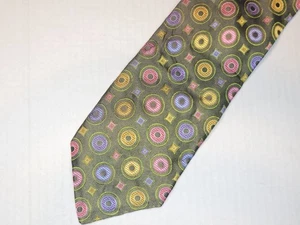 ROBERT TALBOTT [LO MEJOR DE SU CLASE] Corbata Hombre 100% Seda Hecha en Estados Unidos - Imagen 1 de 3