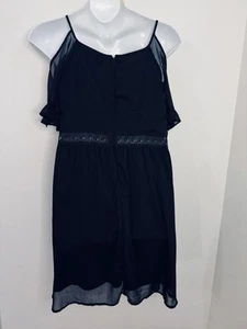 Vestido Disney La Bella y la Bestia Negro Talla XL Gótico de Hadas Hombro Frío - Imagen 1 de 9