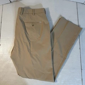 Peter Millar Pants Mens 34x29  Beige Raleigh Performance Golf Trousers ME0EB77FB - Picture 1 of 22