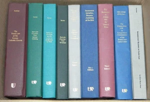 Lot of 9 HC Catholic Canon Books: Commentary on Canons by Mons. John A Renken + - Picture 1 of 14