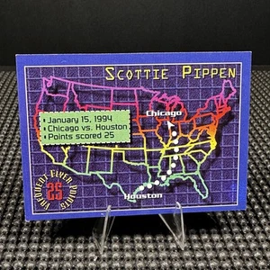 1993-94 Topps Stadium Club Scottie Pippen Frequent Flyer Points #5 - 25 Points - Picture 1 of 2