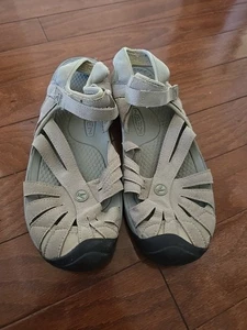 Keen grau Knöchelriemen geschlossene Zehe Komfort Wandern Sandale Größe 11 - Bild 1 von 4