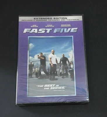 Fast Five Fast & Furious 5 Action DVD Vin Diesel Paul Walker NEW SEALED - Image 1 of 2