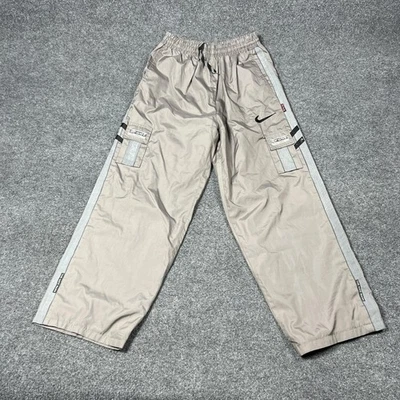 Pantalones de Colección Nike ACG Para Hombres M Sueltos Calle Carga Pista Cortavientos Atléticos Años 90 Foto 1 de 4