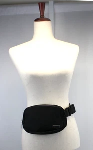 Fit Girl Mini Waist/Shoulder Bag, 2 Zip Blk 40" Long Strap 2 inside mesh pocket - Picture 1 of 8