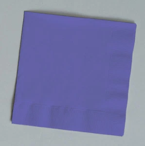 100 servilletas de bebida/cóctel PÚRPURA LISO para boda/fiesta/evento, 2 capas, 5""x5"" - Imagen 1 de 1