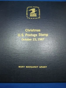 Scott #2367 Bogen mit 100 Briefmarken Panel mit FDC Folio Weihnachten US Briefmarke 1987 - Bild 1 von 11