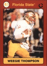 1990-91 Florida State Collegiate Collection Multi-Sport Card #23 Weegie Thompson