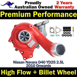 GEN1 High Flow Turbo No Actuator For Nissan Navara D40 YD25 2.5L 2010 Onwards - Picture 1 of 12