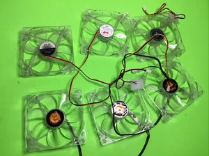 LOT 6x WENTYLATOR PC 120mm Gaming PC Obudowa komputera Wentylatory chłodzące - Zdjęcie 1 z 7