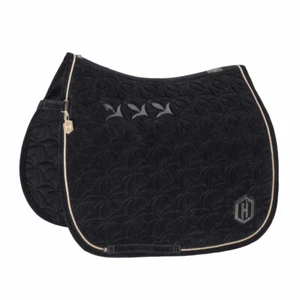 Eskadron Saddle Cloth VELOUR EMBLEM black Heritage 24/25 - Picture 1 of 1
