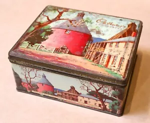 ANTIQUE CADBURY'S CHOCOLATE TIN RED HOP KILN VALLEYFIELD DERWENT VALLEY - Picture 1 of 8