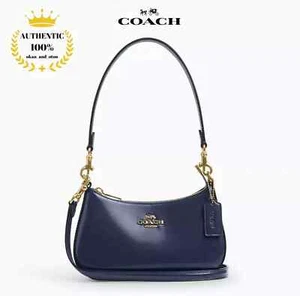 ❤️ COACH Teri 2way Mini Crossbody Bag CW310 IMPVH True Navy Spazzolato Leather - Bild 1 von 8