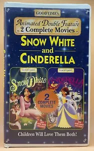 Snow White & Cinderella - Animated Double Feature VHS 1994 Clamshell Good Times - Picture 1 of 5