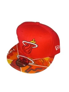 Miami Heat NBA Basketball Snapback Brand New Red Sports Hat - Picture 1 of 4