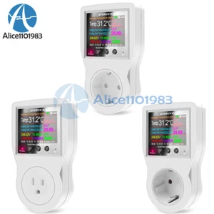 Smart Digital Thermostat Switch Outlet WiFi Temperature Control Socket 10A /16A - Picture 1 of 18