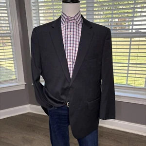 Jos A Bank Men Size 46R Gray Traveler Travel Tech Zip Pockets Stretch Sport Coat - Bild 1 von 16