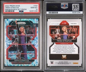 Trish Stratus 2022 Panini WWE Prizm Premium Box Set Scope #197 177/199 PSA 10 - Picture 1 of 1